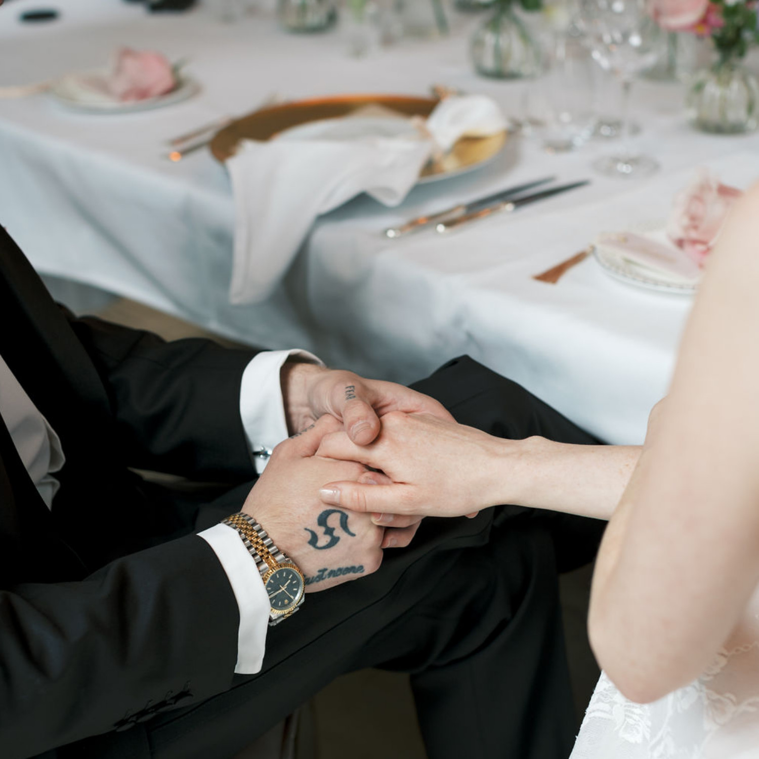 Couple get married at Langham London